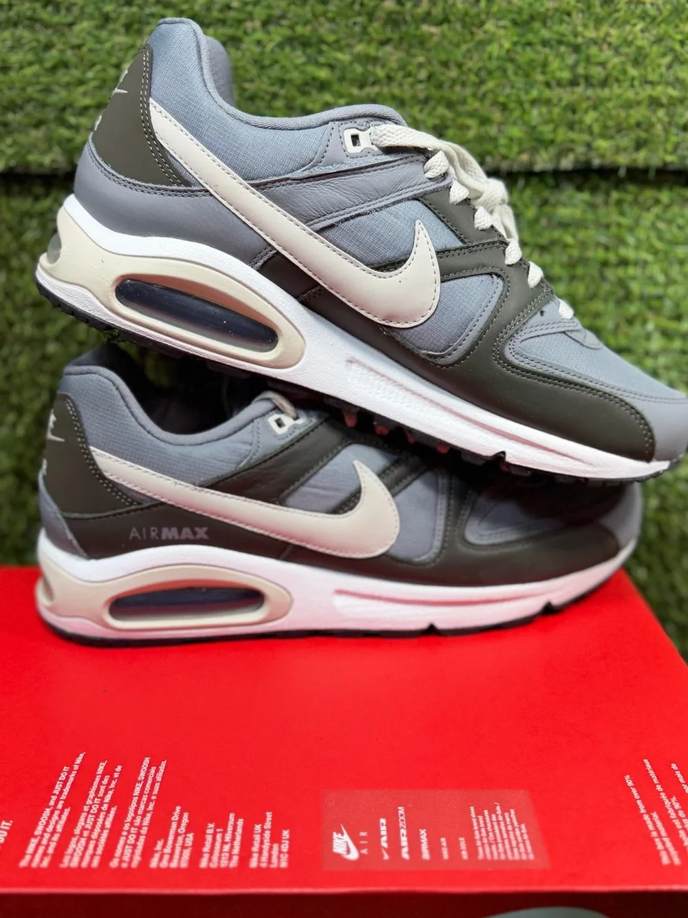 Size 11 Men’s Nike Air Max Command 629993-037 Cool Grey/Sequoia Low Top Sneakers